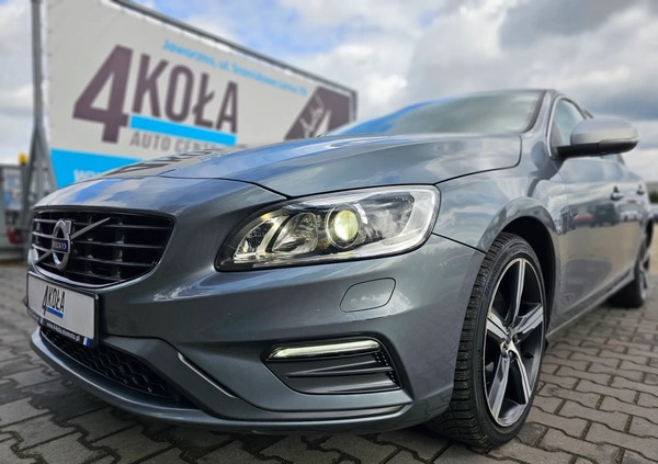 Volvo V60 cena 72900 przebieg: 179000, rok produkcji 2018 z Biskupiec małe 352